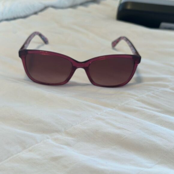 Kate Spade Tabitha Sunglasses New Violet/Burgundy shaded - Picture 1 of 5